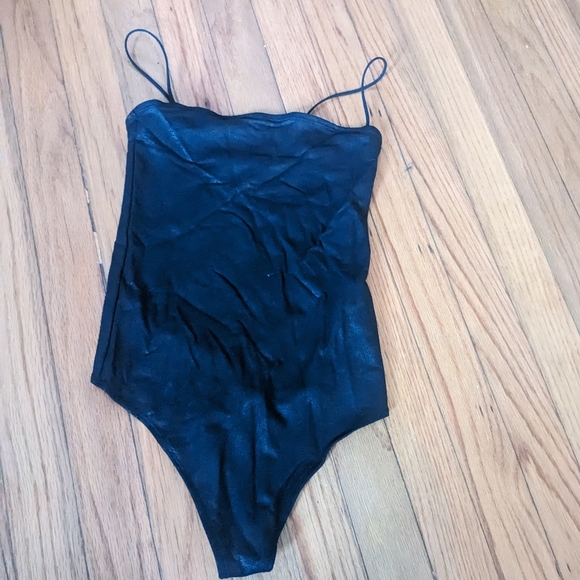 Abercrombie & Fitch Tops - Abercrombie & Fitch Faux Leather Bodysuit